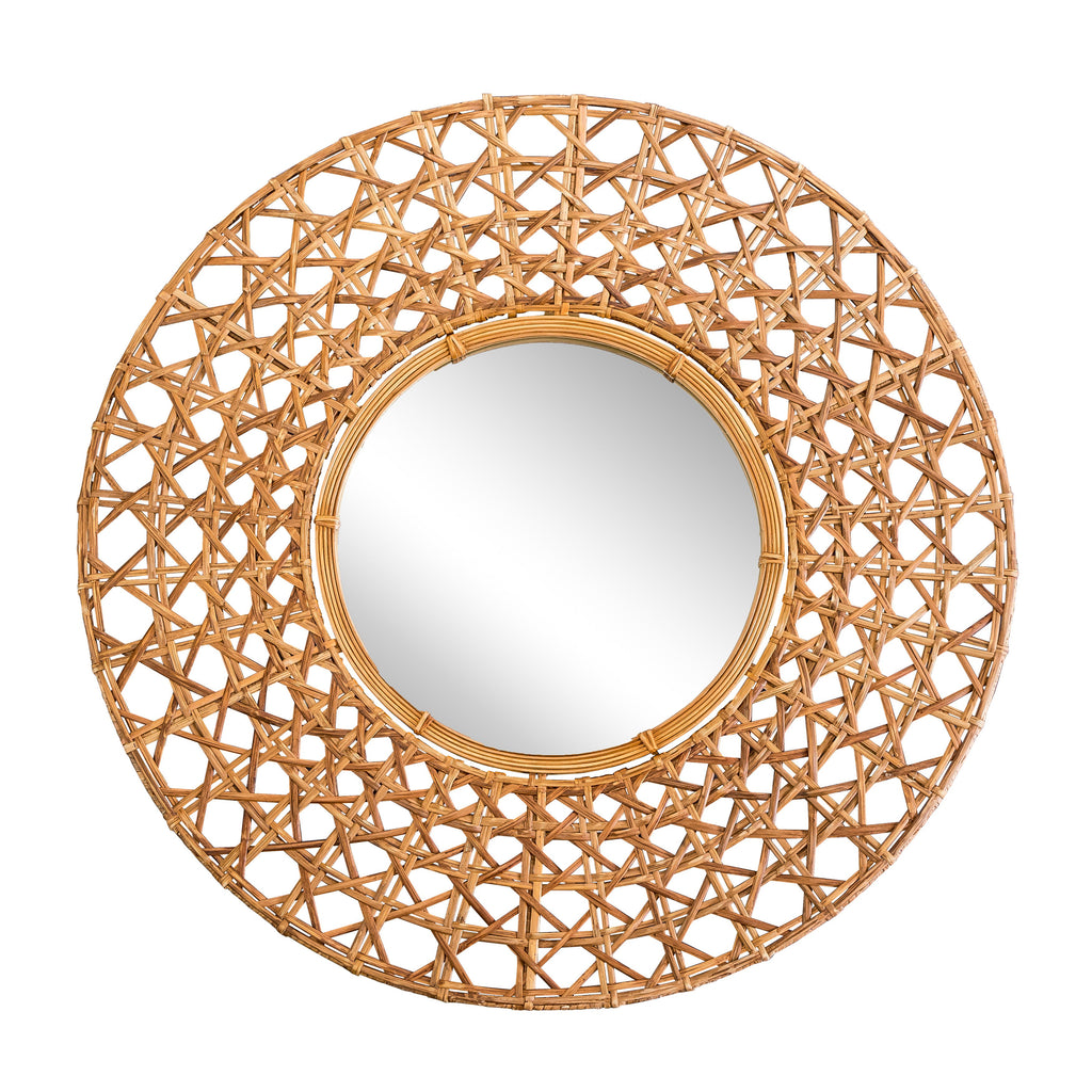 Mirror 27" Wicker Tapnigi, Natural