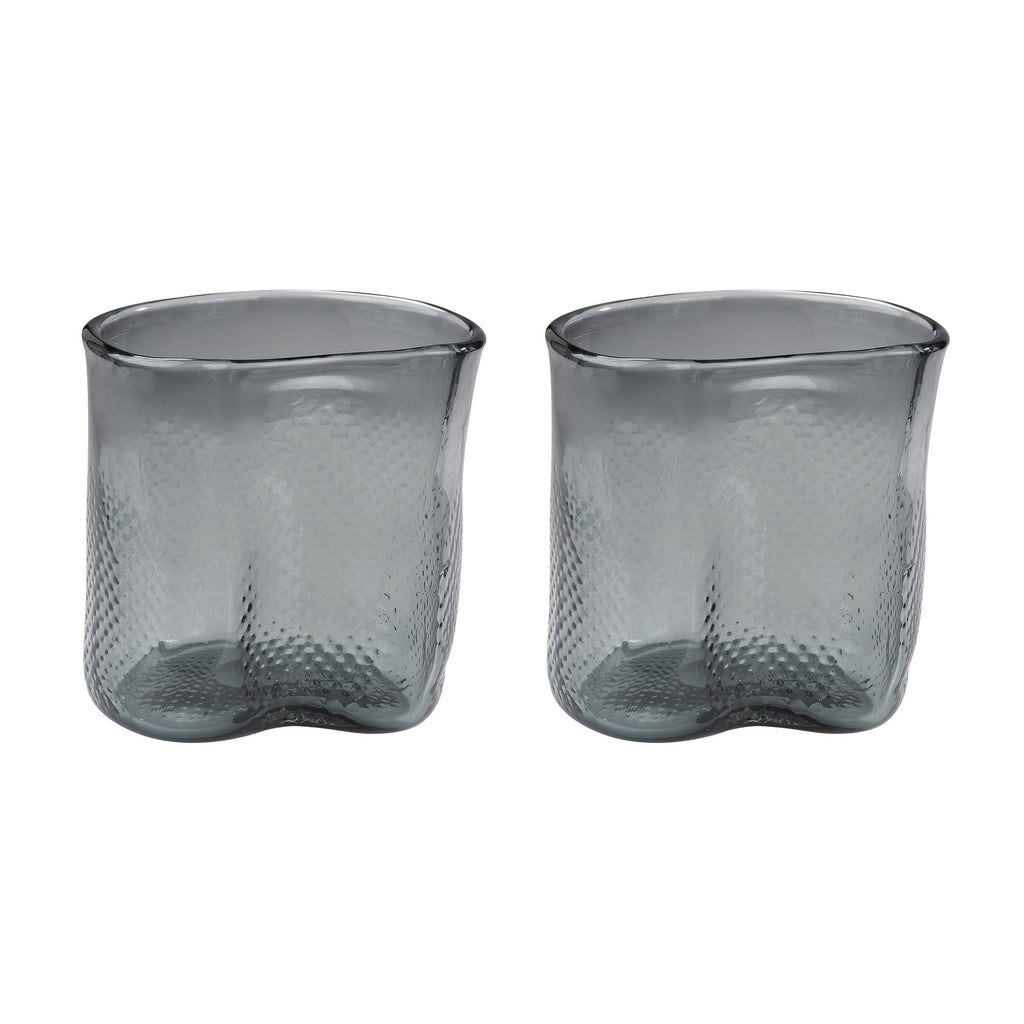 154-013/S2 Fish Net Glass Vases In Grey - Set of 2 - Free Shipping!, Vase/Urn, Dimond Home, - ReeceFurniture.com - Free Local Pick Ups: Frankenmuth, MI, Indianapolis, IN, Chicago Ridge, IL, and Detroit, MI