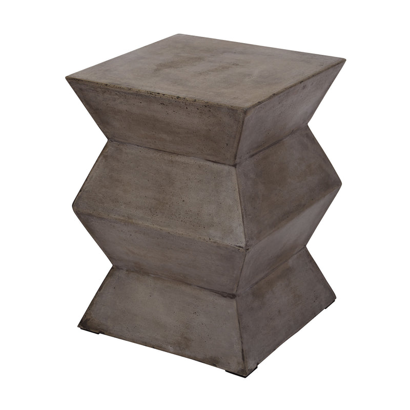 157-005 Cubo Folded Cement Stool - Free Shipping!, Stool, Dimond Home, - ReeceFurniture.com - Free Local Pick Ups: Frankenmuth, MI, Indianapolis, IN, Chicago Ridge, IL, and Detroit, MI