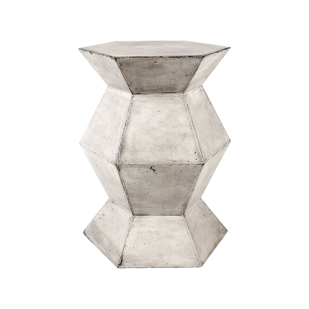 157-016 Flanery Waxed Concrete Accent Table - Free Shipping!, Table, Dimond Home, - ReeceFurniture.com - Free Local Pick Ups: Frankenmuth, MI, Indianapolis, IN, Chicago Ridge, IL, and Detroit, MI