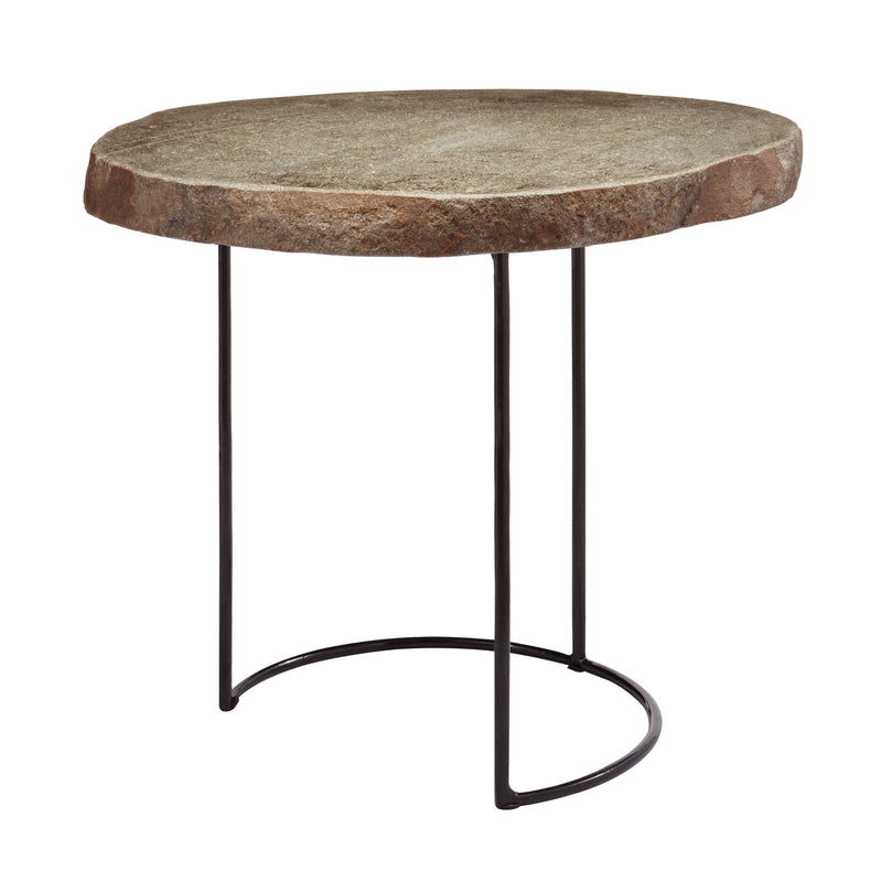 159-010 Stone Slab And Wire Frame Table - Short - Free Shipping!, Table, Dimond Home, - ReeceFurniture.com - Free Local Pick Ups: Frankenmuth, MI, Indianapolis, IN, Chicago Ridge, IL, and Detroit, MI