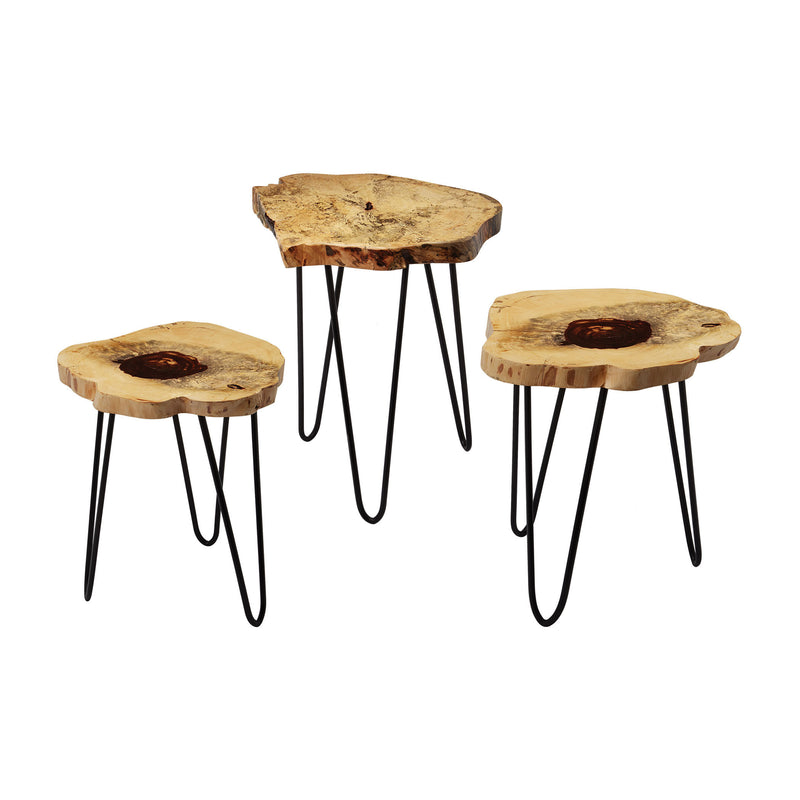 162-002 Teak Nesting Tables - Free Shipping!, Table, Dimond Home, - ReeceFurniture.com - Free Local Pick Ups: Frankenmuth, MI, Indianapolis, IN, Chicago Ridge, IL, and Detroit, MI