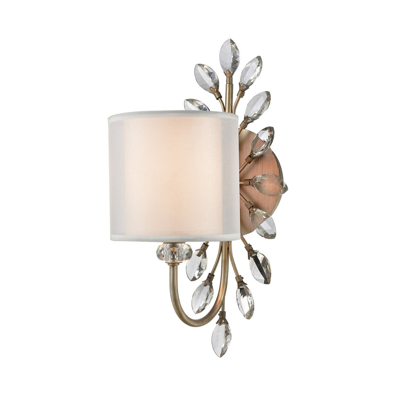 Asbury - Vanity Light - Aged Silver