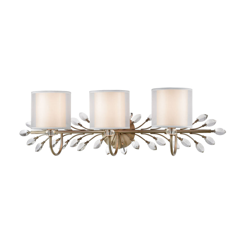 Asbury - Vanity Light - Aged Silver