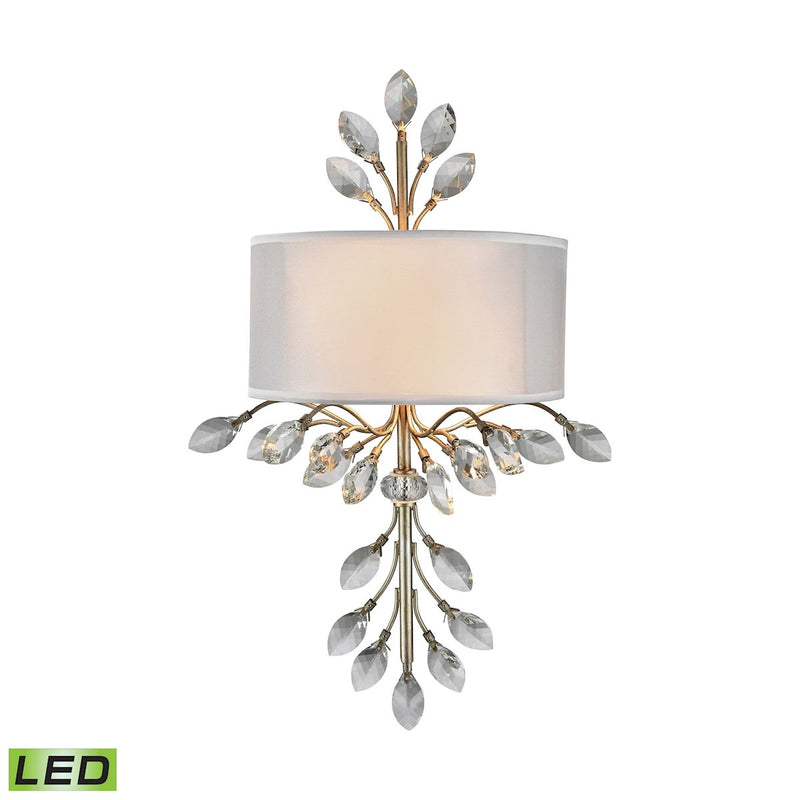 Asbury - Sconce - Aged Silver