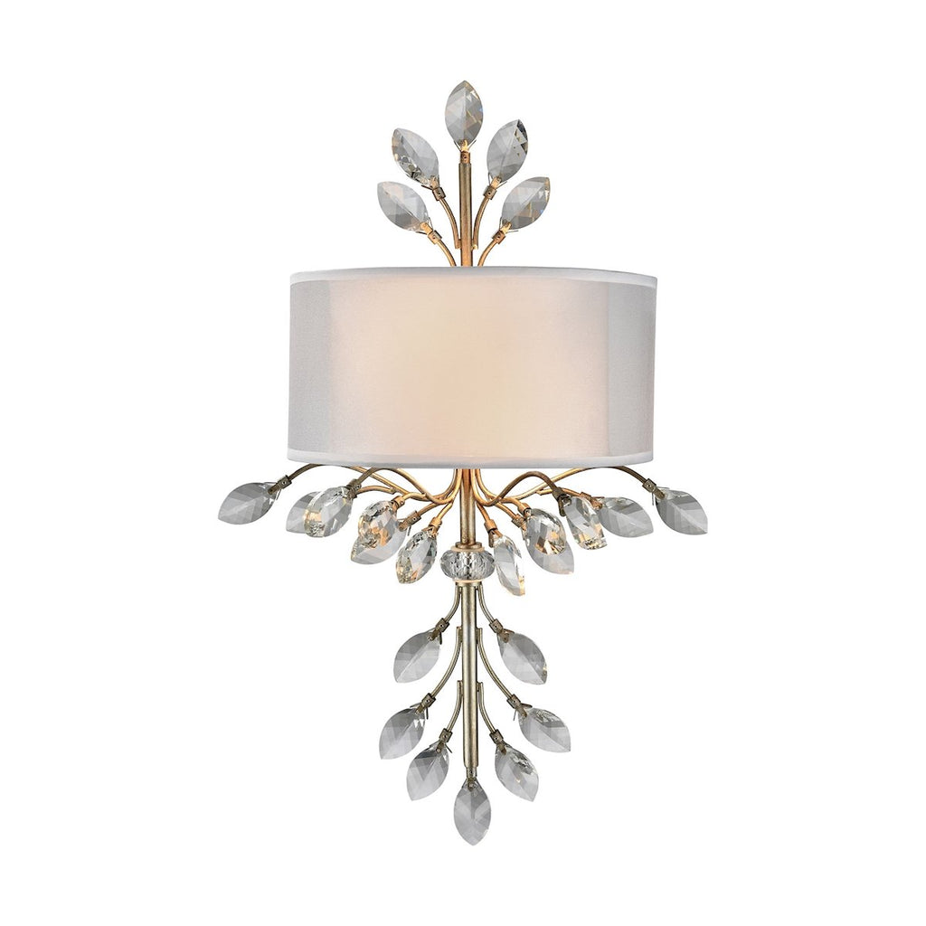 Asbury - Sconce - Aged Silver
