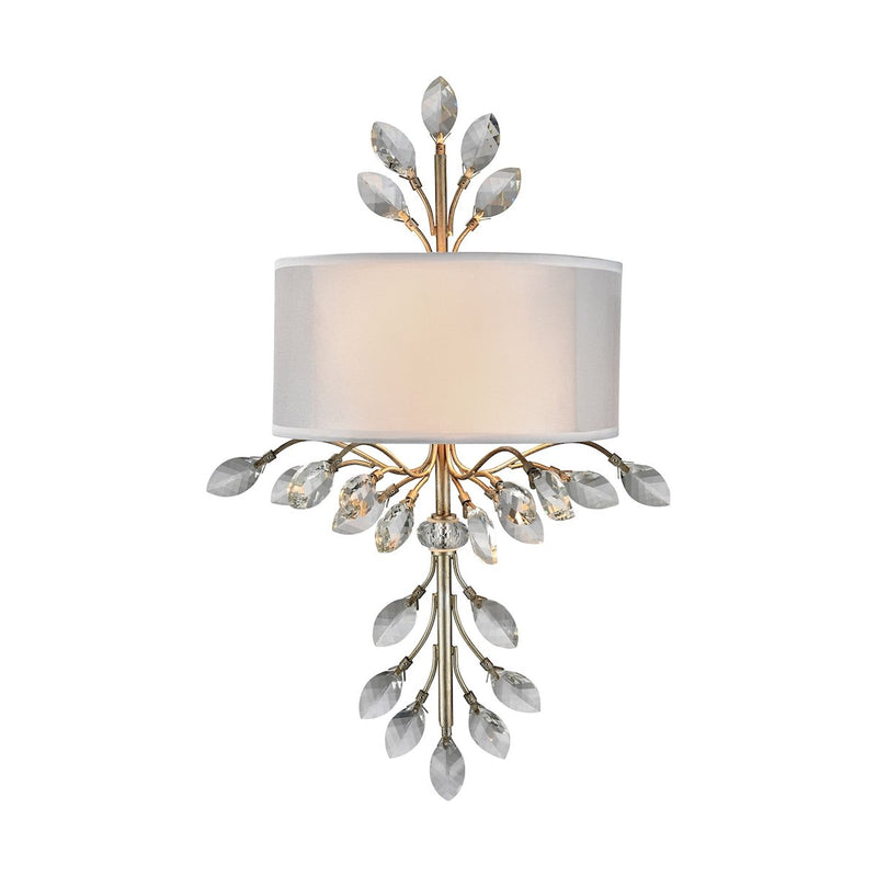 Asbury - Sconce - Aged Silver