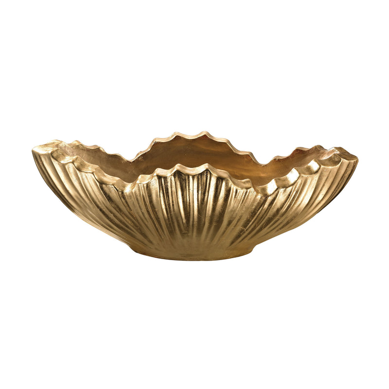 166-015 Poppy Planter - Gold - Free Shipping!, Planter, Dimond Home, - ReeceFurniture.com - Free Local Pick Ups: Frankenmuth, MI, Indianapolis, IN, Chicago Ridge, IL, and Detroit, MI