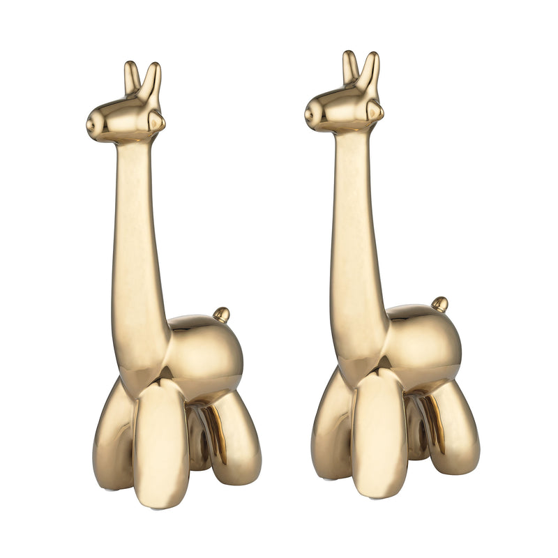 167-003/S2 Gold Giraffe Sculpture - Free Shipping!, Sculpture, Dimond Home, - ReeceFurniture.com - Free Local Pick Ups: Frankenmuth, MI, Indianapolis, IN, Chicago Ridge, IL, and Detroit, MI