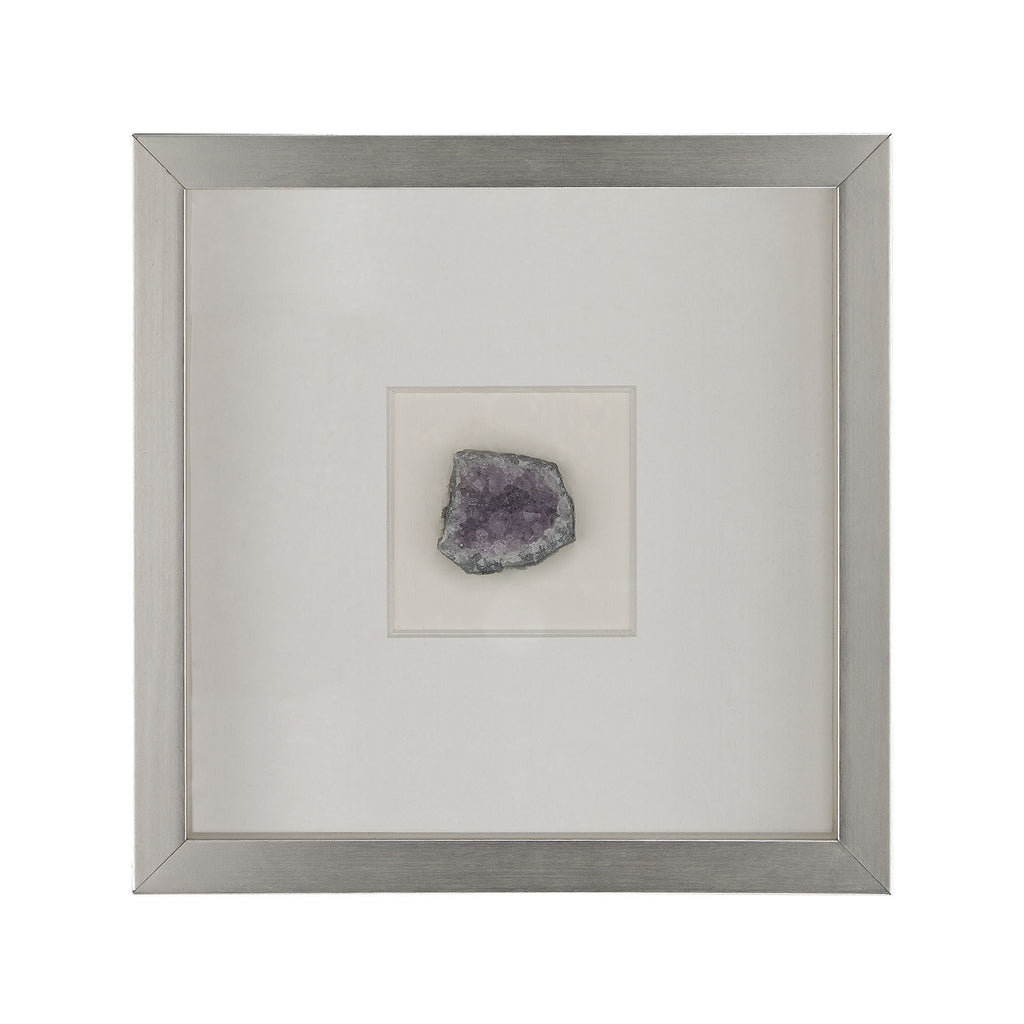 168-007 Natural Mineral Wall Décor - Lavender - Free Shipping!, Wall Decor, Dimond Home, - ReeceFurniture.com - Free Local Pick Ups: Frankenmuth, MI, Indianapolis, IN, Chicago Ridge, IL, and Detroit, MI
