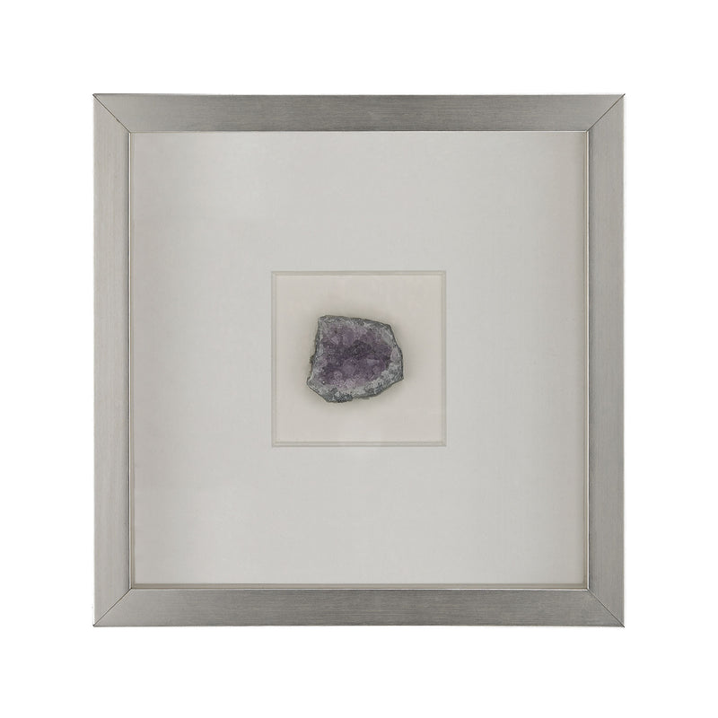 168-007 Natural Mineral Wall Décor - Lavender - Free Shipping!, Wall Decor, Dimond Home, - ReeceFurniture.com - Free Local Pick Ups: Frankenmuth, MI, Indianapolis, IN, Chicago Ridge, IL, and Detroit, MI