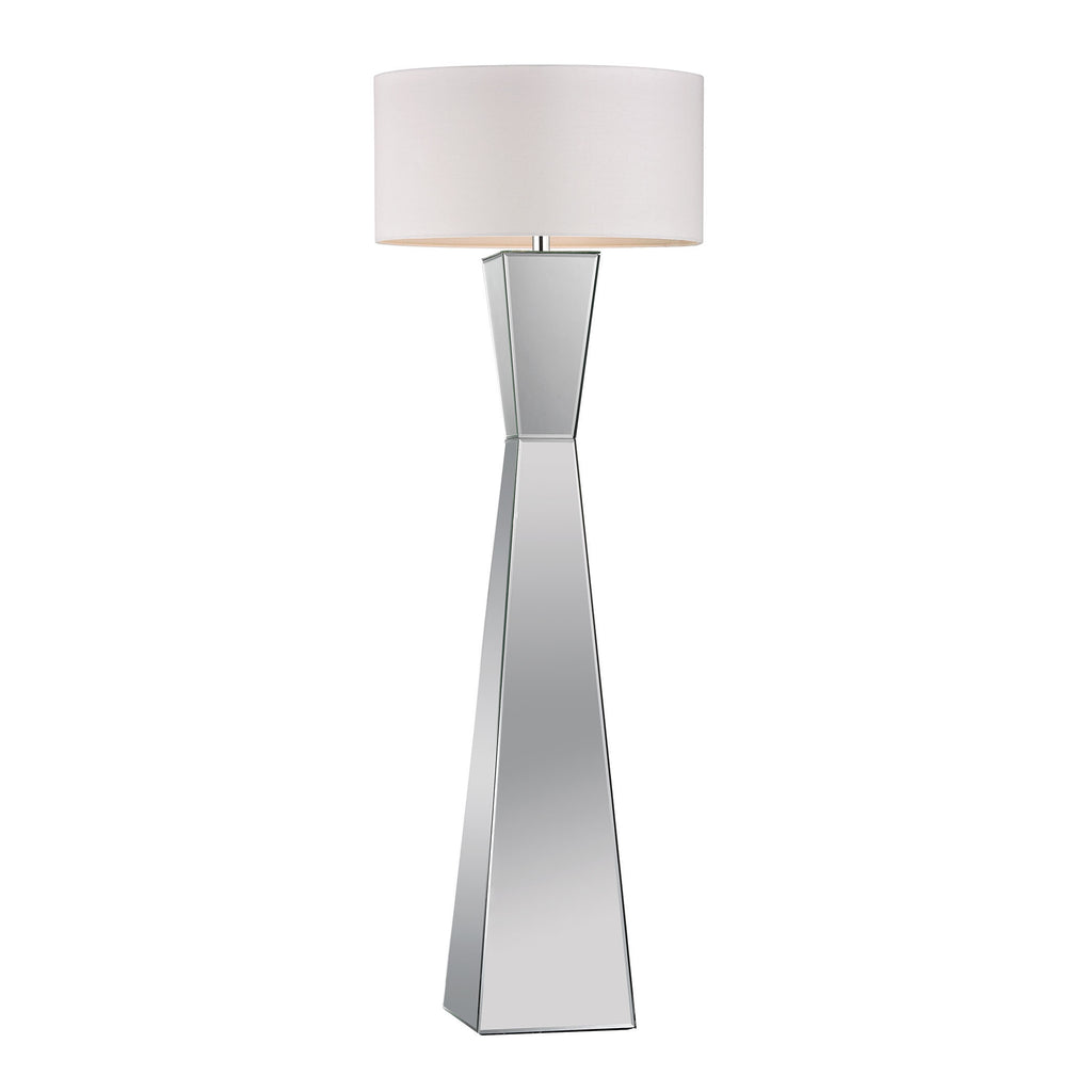 173-011 Free Standing Mirrored Floor Lamp - Free Shipping!, Floor Lamp, Dimond Home, - ReeceFurniture.com - Free Local Pick Ups: Frankenmuth, MI, Indianapolis, IN, Chicago Ridge, IL, and Detroit, MI
