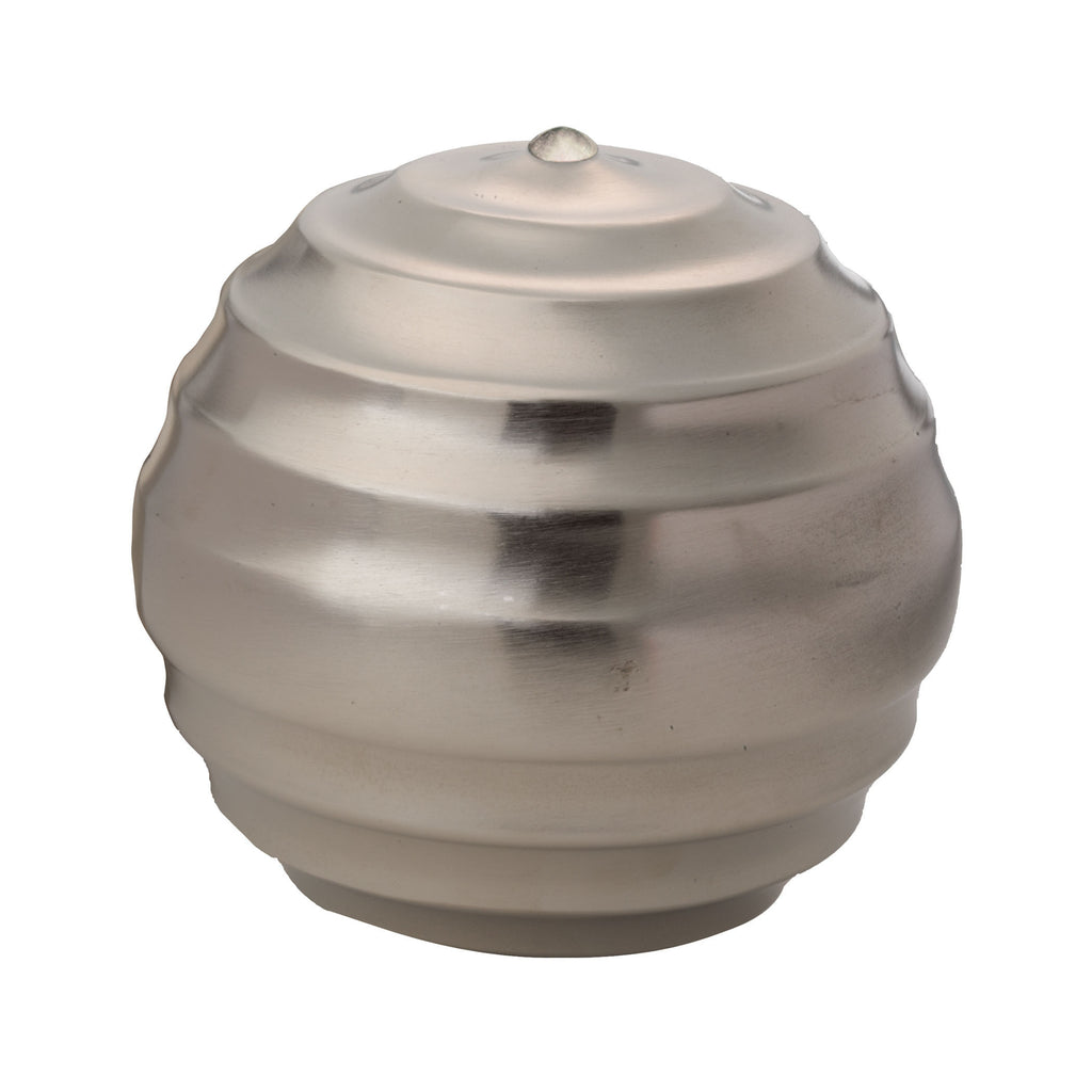 179002 Silver Wave Ball - Large, Accessory, Dimond Home, - ReeceFurniture.com - Free Local Pick Ups: Frankenmuth, MI, Indianapolis, IN, Chicago Ridge, IL, and Detroit, MI
