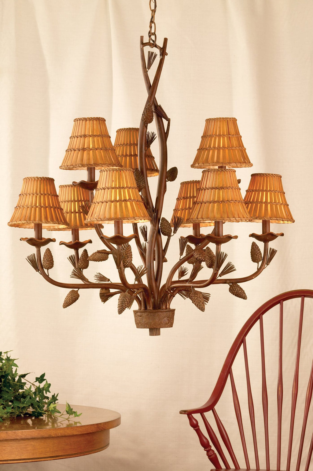Artistic - Chandelier - Brown