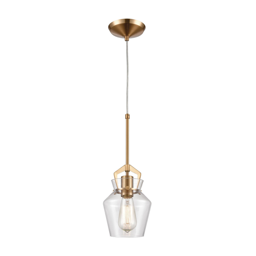 Caliper - Mini Pendant - Satin Brass