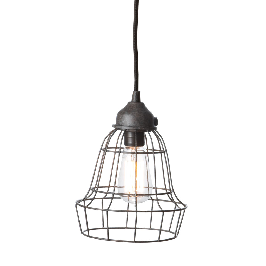 225032 Wire Barrel 1 Light Pendant In Brown, Pendant, Dimond Home, - ReeceFurniture.com - Free Local Pick Ups: Frankenmuth, MI, Indianapolis, IN, Chicago Ridge, IL, and Detroit, MI
