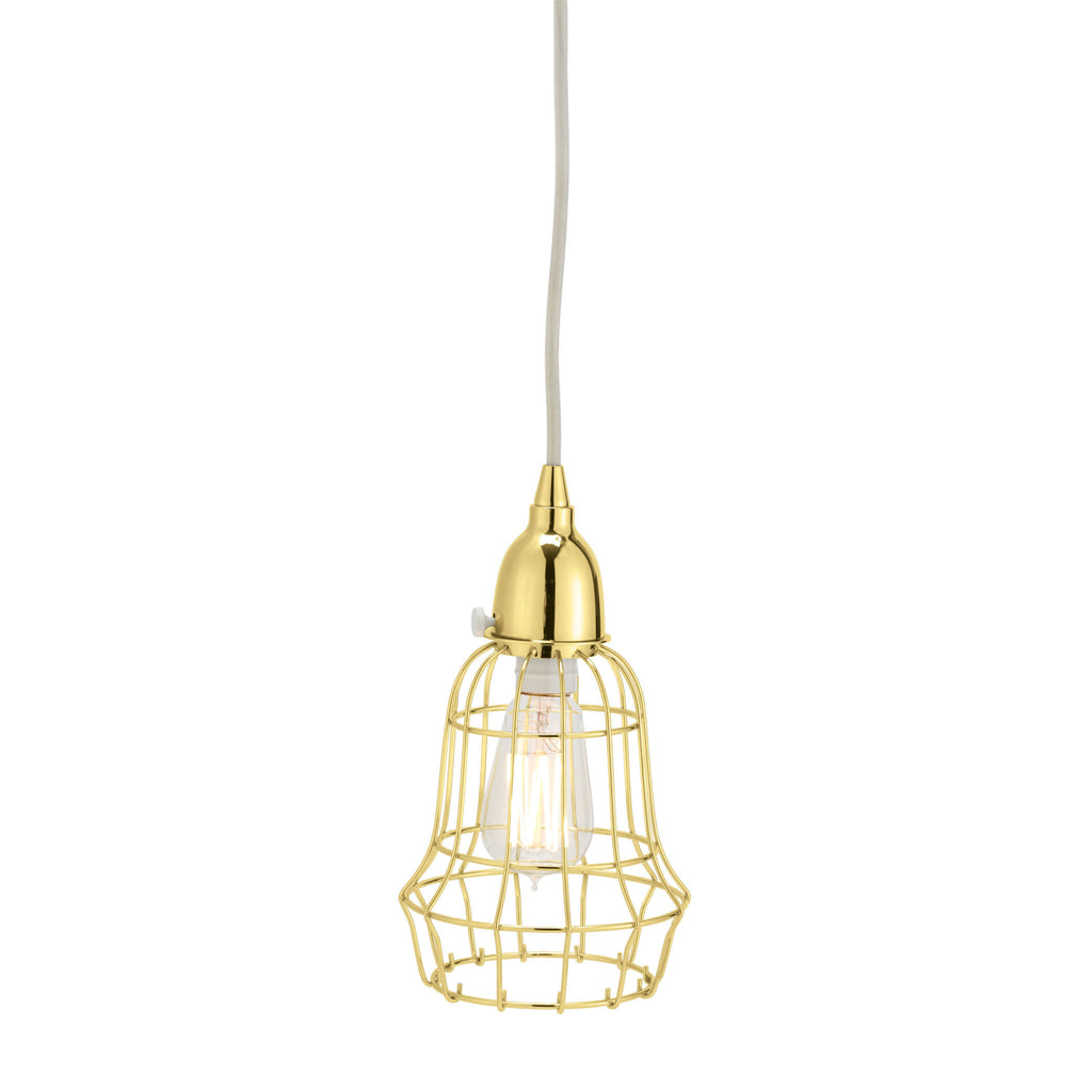 225053 Gold Wire 1 Light Barrel Pendant, Pendant, Dimond Home, - ReeceFurniture.com - Free Local Pick Ups: Frankenmuth, MI, Indianapolis, IN, Chicago Ridge, IL, and Detroit, MI