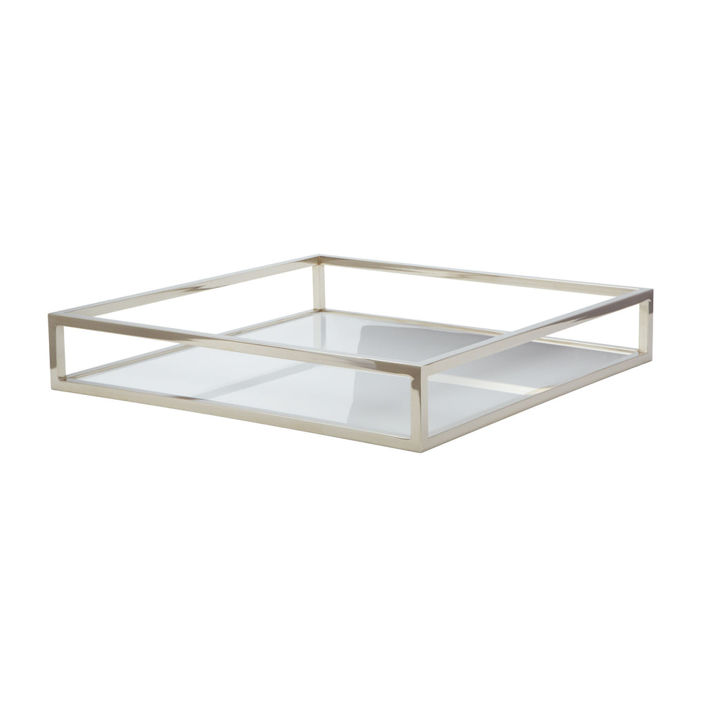 225068 White Box Square Rod Tray, Tray, Dimond Home, - ReeceFurniture.com - Free Local Pick Ups: Frankenmuth, MI, Indianapolis, IN, Chicago Ridge, IL, and Detroit, MI
