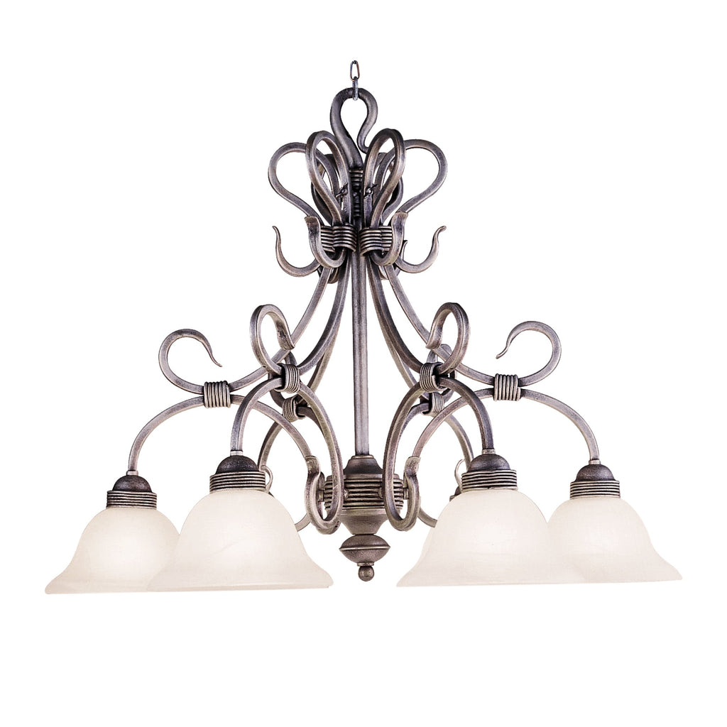 Buckingham - Chandelier - Antique Silver
