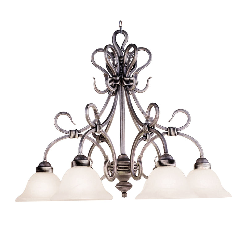 Buckingham - Chandelier - Antique Silver