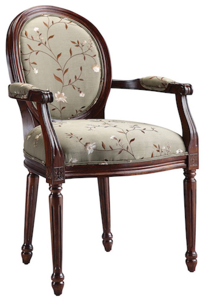 28382 - Antoinette Fluted Legs Accent Chair - Free Shipping!, Accent Chairs, Stein World, - ReeceFurniture.com - Free Local Pick Ups: Frankenmuth, MI, Indianapolis, IN, Chicago Ridge, IL, and Detroit, MI