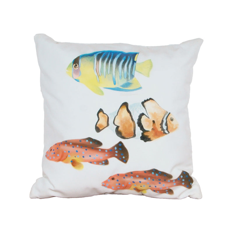 2918512 - Fish 1 Hand-painted 20x20 Outdoor Pillow