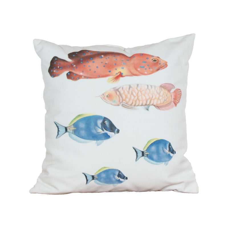 2918513 - Fish 2 Hand-painted 20x20 Outdoor Pillow
