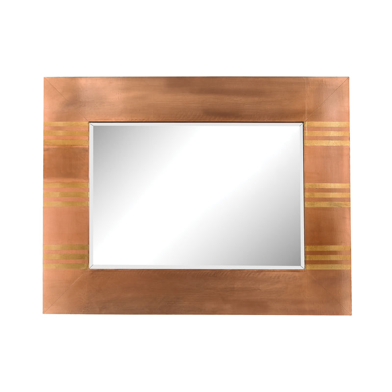 3100-012 Copper Frame Mirror With Gold, Mirror, Dimond Home, - ReeceFurniture.com - Free Local Pick Ups: Frankenmuth, MI, Indianapolis, IN, Chicago Ridge, IL, and Detroit, MI