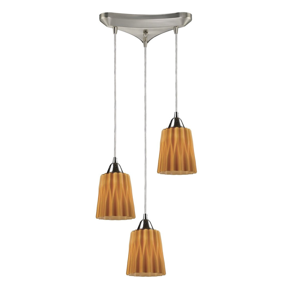 Angles - Pendant - Satin Nickel
