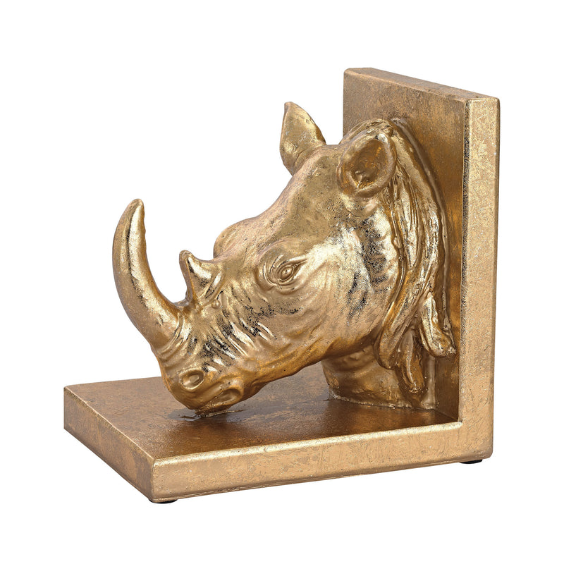3138-236 Rhino Head Bookend, Bookend, Sterling, - ReeceFurniture.com - Free Local Pick Ups: Frankenmuth, MI, Indianapolis, IN, Chicago Ridge, IL, and Detroit, MI
