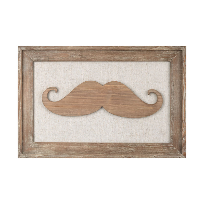 3138-244 Moustache on Linen, Wall Decor, Sterling, - ReeceFurniture.com - Free Local Pick Ups: Frankenmuth, MI, Indianapolis, IN, Chicago Ridge, IL, and Detroit, MI