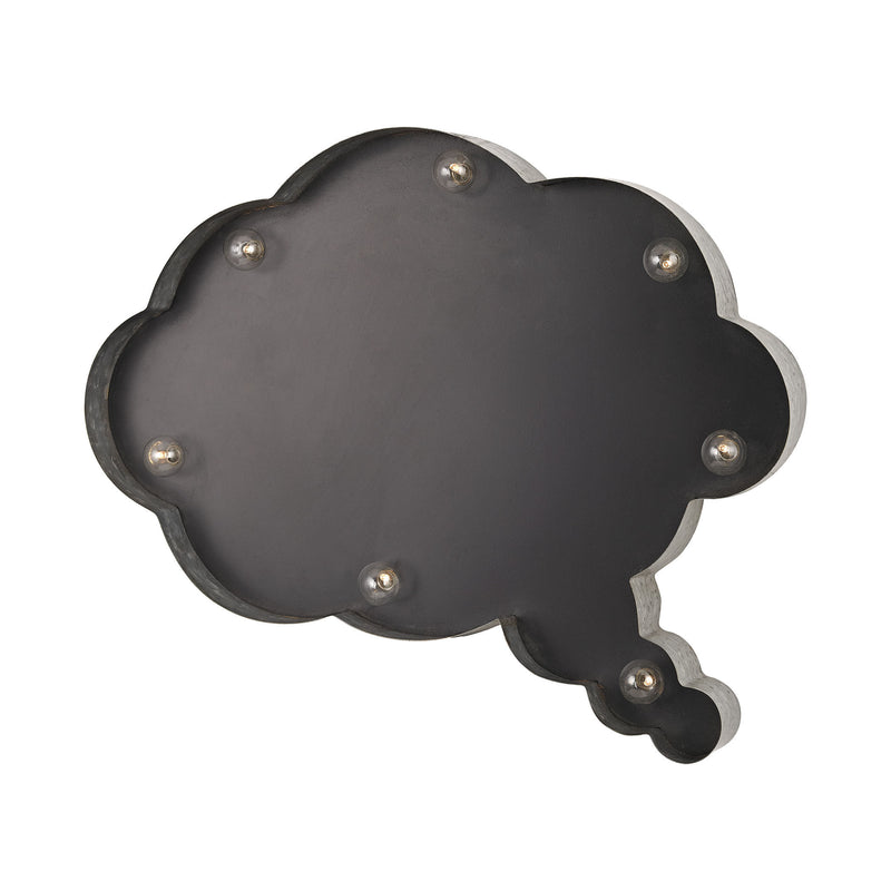 3138-251 Thought Cloud, Wall Decor, Sterling, - ReeceFurniture.com - Free Local Pick Ups: Frankenmuth, MI, Indianapolis, IN, Chicago Ridge, IL, and Detroit, MI