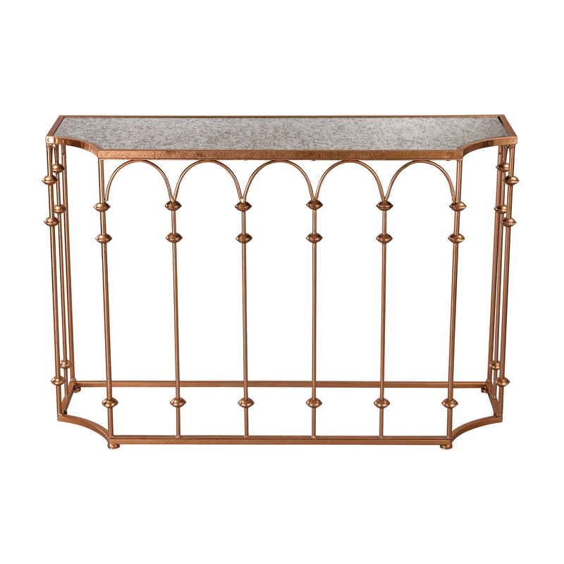 3138-253 Copper Arch Console - Free Shipping!, Table, Sterling, - ReeceFurniture.com - Free Local Pick Ups: Frankenmuth, MI, Indianapolis, IN, Chicago Ridge, IL, and Detroit, MI
