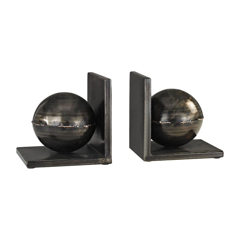 3138-260/S2 Fugue Holmes Bronze 6-Inch Set of 2 Metal Bookends, Bookend, Sterling, - ReeceFurniture.com - Free Local Pick Ups: Frankenmuth, MI, Indianapolis, IN, Chicago Ridge, IL, and Detroit, MI