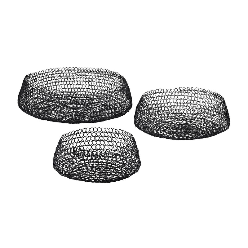 3200-001/S3 Welded Ring Bowls - Set of 3, Bowl, Dimond Home, - ReeceFurniture.com - Free Local Pick Ups: Frankenmuth, MI, Indianapolis, IN, Chicago Ridge, IL, and Detroit, MI