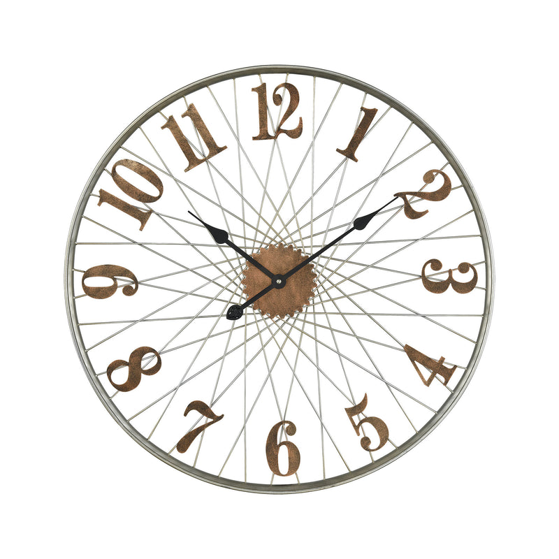 3205-003 Moriarty Wall Clock, Wall Clock, Sterling, - ReeceFurniture.com - Free Local Pick Ups: Frankenmuth, MI, Indianapolis, IN, Chicago Ridge, IL, and Detroit, MI