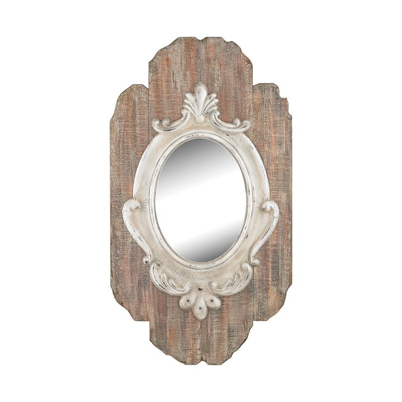 326-8699 Villeneuve Wall Mirror In Weathered Wood Finish, Mirror, Sterling, - ReeceFurniture.com - Free Local Pick Ups: Frankenmuth, MI, Indianapolis, IN, Chicago Ridge, IL, and Detroit, MI