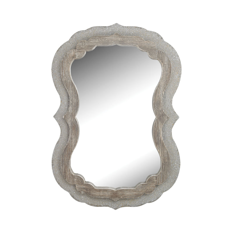 326-8700 Villeneuve Wall Mirror In Weathered Wood Finish - Free Shipping!, Mirror, Sterling, - ReeceFurniture.com - Free Local Pick Ups: Frankenmuth, MI, Indianapolis, IN, Chicago Ridge, IL, and Detroit, MI
