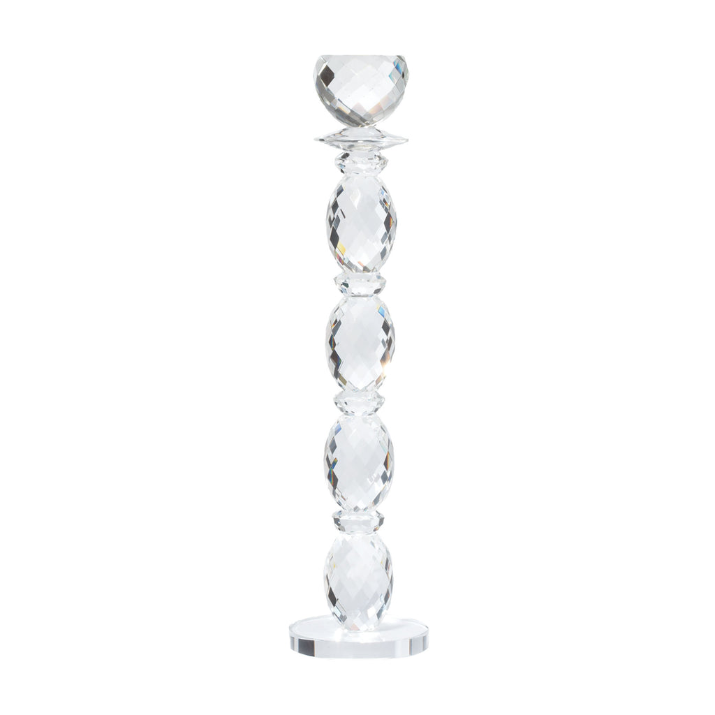329019 Harlow Crystal Candleholder - Small, Candle/Candle Holder, Dimond Home, - ReeceFurniture.com - Free Local Pick Ups: Frankenmuth, MI, Indianapolis, IN, Chicago Ridge, IL, and Detroit, MI
