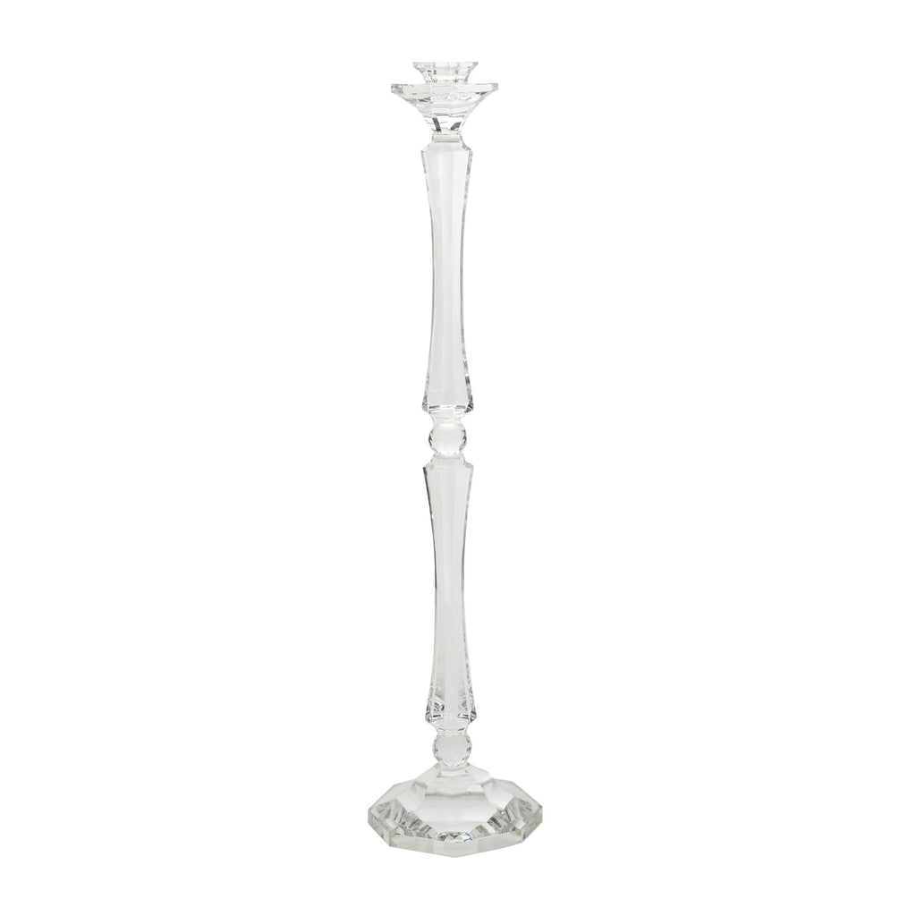 329044 Grace Crystal Candlestick - Large, Candle/Candle Holder, Dimond Home, - ReeceFurniture.com - Free Local Pick Ups: Frankenmuth, MI, Indianapolis, IN, Chicago Ridge, IL, and Detroit, MI