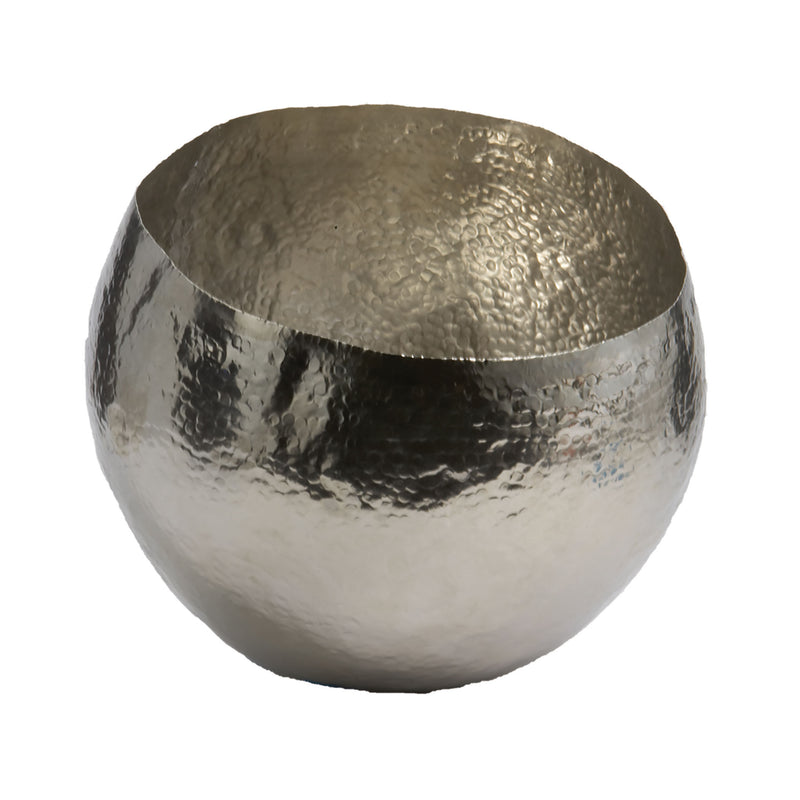 346017 Nickel Plated Hammered Brass Dish - Small, Tray, Dimond Home, - ReeceFurniture.com - Free Local Pick Ups: Frankenmuth, MI, Indianapolis, IN, Chicago Ridge, IL, and Detroit, MI