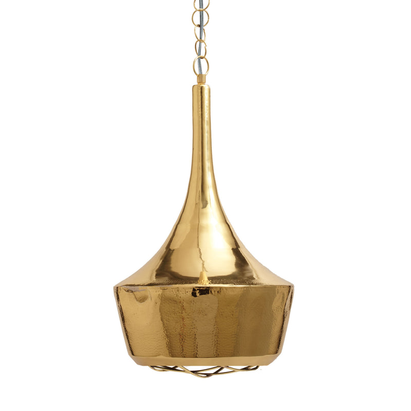 346026 Gold Hammered Pendant Lamp - Large, Pendant, Dimond Home, - ReeceFurniture.com - Free Local Pick Ups: Frankenmuth, MI, Indianapolis, IN, Chicago Ridge, IL, and Detroit, MI