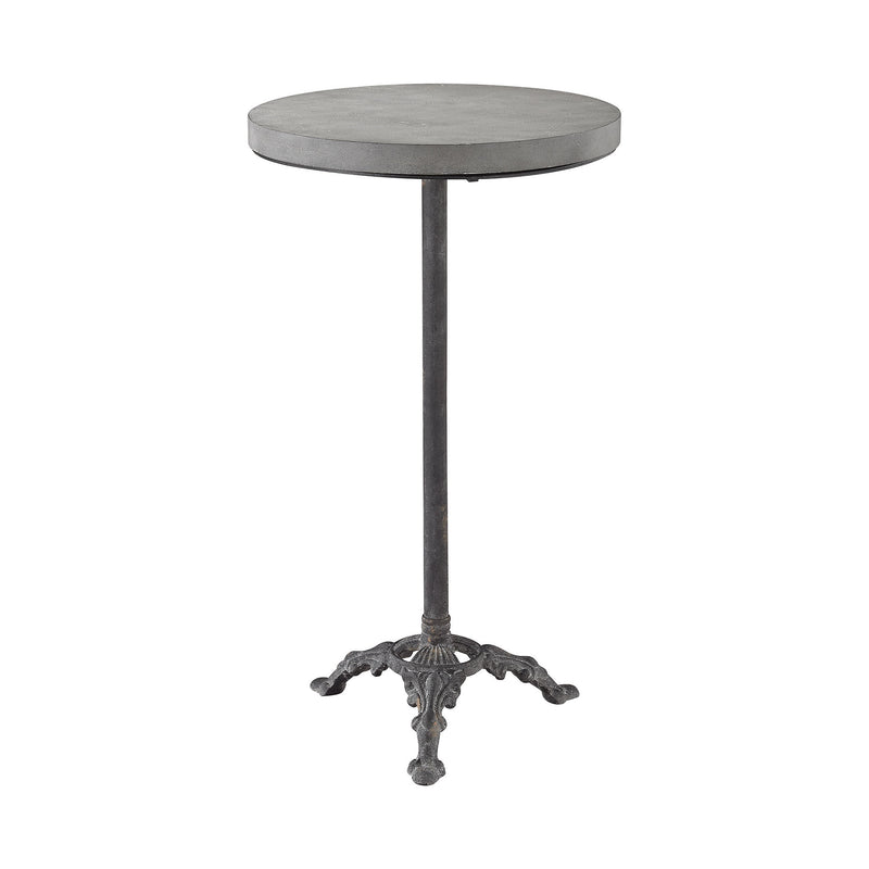 351-10239 Montparnasse Accent Table In Aged Iron And Concrete, Table, Sterling, - ReeceFurniture.com - Free Local Pick Ups: Frankenmuth, MI, Indianapolis, IN, Chicago Ridge, IL, and Detroit, MI