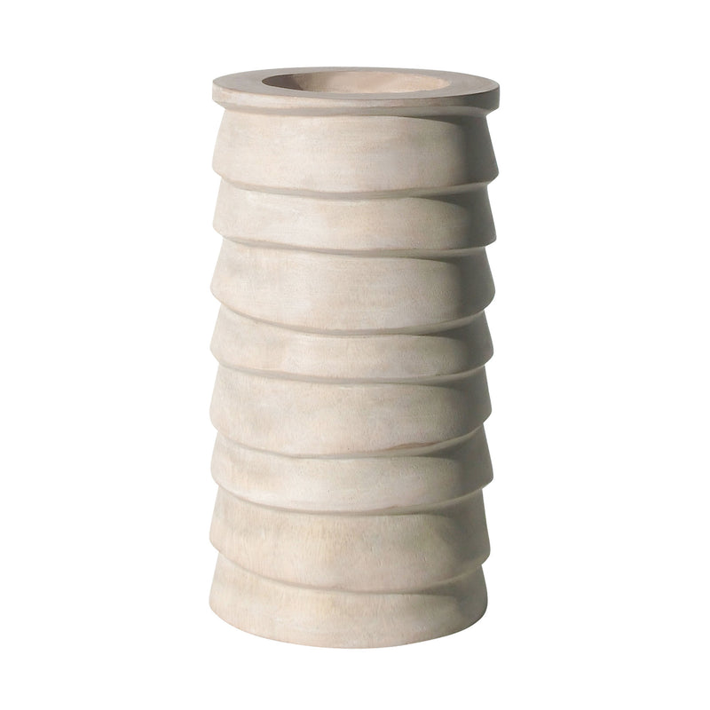 398021 Terraced Wood Pillar Holder - Small, Candle/Candle Holder, Dimond Home, - ReeceFurniture.com - Free Local Pick Ups: Frankenmuth, MI, Indianapolis, IN, Chicago Ridge, IL, and Detroit, MI