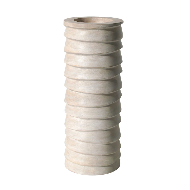 398022 Terraced Wood Pillar Holder - Medium, Candle/Candle Holder, Dimond Home, - ReeceFurniture.com - Free Local Pick Ups: Frankenmuth, MI, Indianapolis, IN, Chicago Ridge, IL, and Detroit, MI