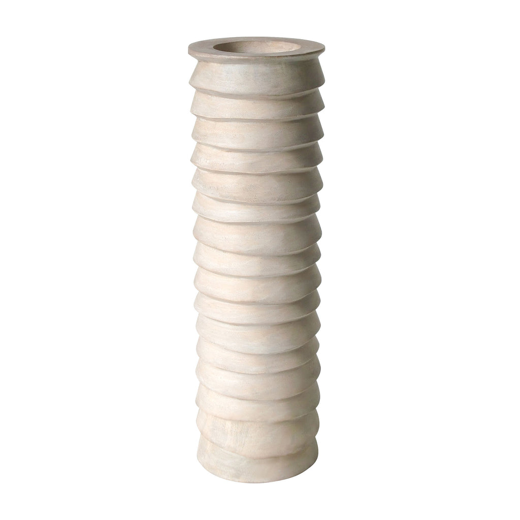 398023 Terraced Wood Pillar Holder - Large, Candle/Candle Holder, Dimond Home, - ReeceFurniture.com - Free Local Pick Ups: Frankenmuth, MI, Indianapolis, IN, Chicago Ridge, IL, and Detroit, MI