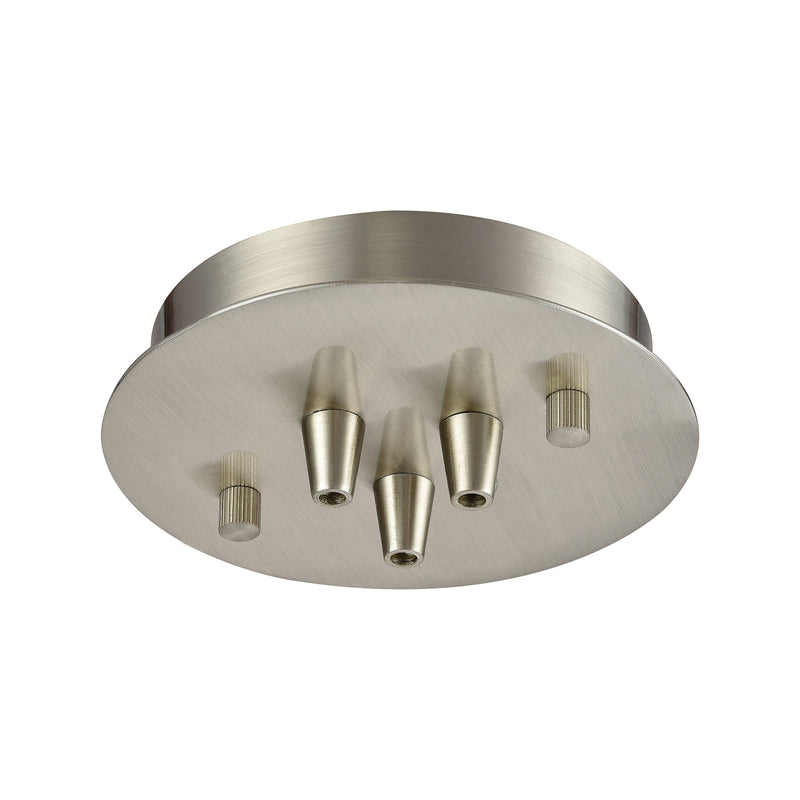 3SR-SN Illuminaire Accessories 3 Light Small Round Canopy In Satin Nickel, Parts/Hardware, ELK Lighting, - ReeceFurniture.com - Free Local Pick Ups: Frankenmuth, MI, Indianapolis, IN, Chicago Ridge, IL, and Detroit, MI