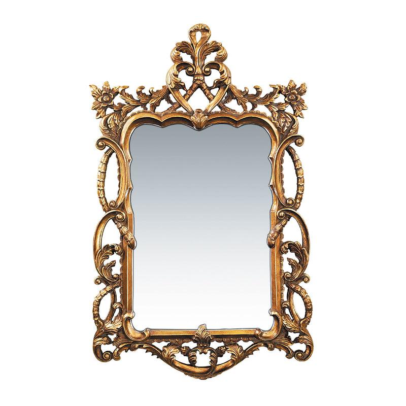 40-1704M Floral Scroll Mirror, Mirror, Sterling, - ReeceFurniture.com - Free Local Pick Ups: Frankenmuth, MI, Indianapolis, IN, Chicago Ridge, IL, and Detroit, MI