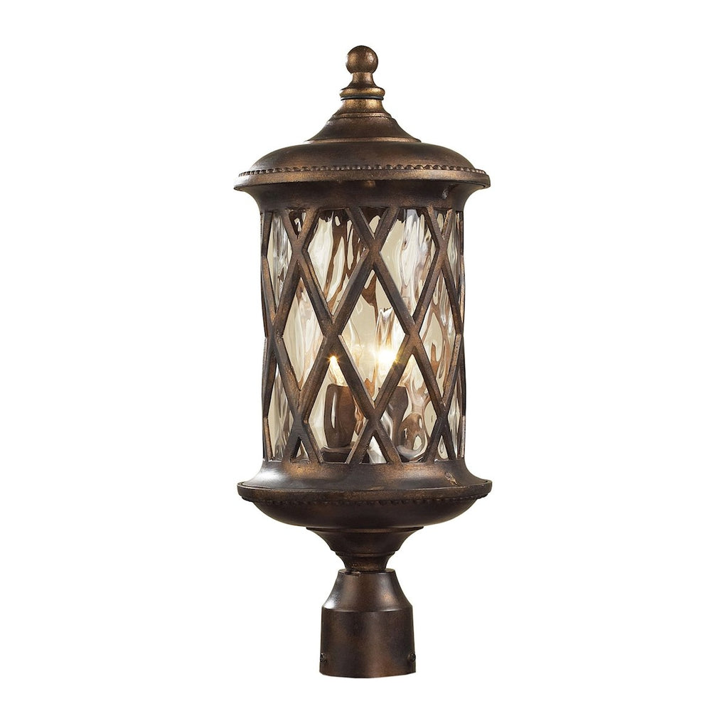 Barrington Gate - Post Mount - Hazelnut Bronze