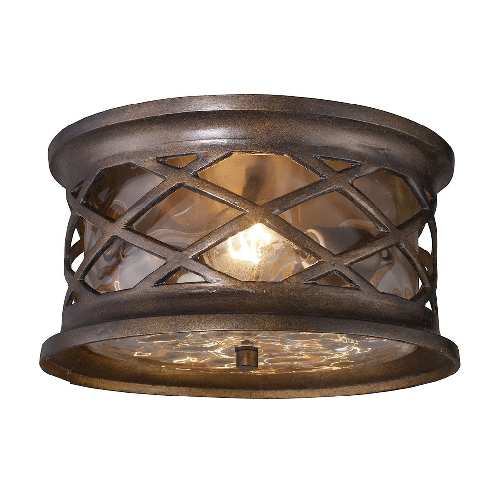 Barrington Gate - Flush Mount - Hazelnut Bronze